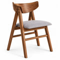 Sedia in legno con seduta in tess